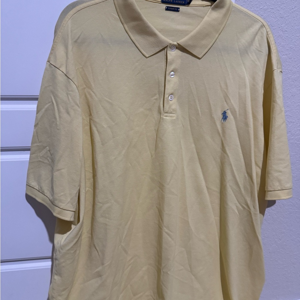 Polo by Ralph Lauren Yellow Relaxed Fit Polo Shirt